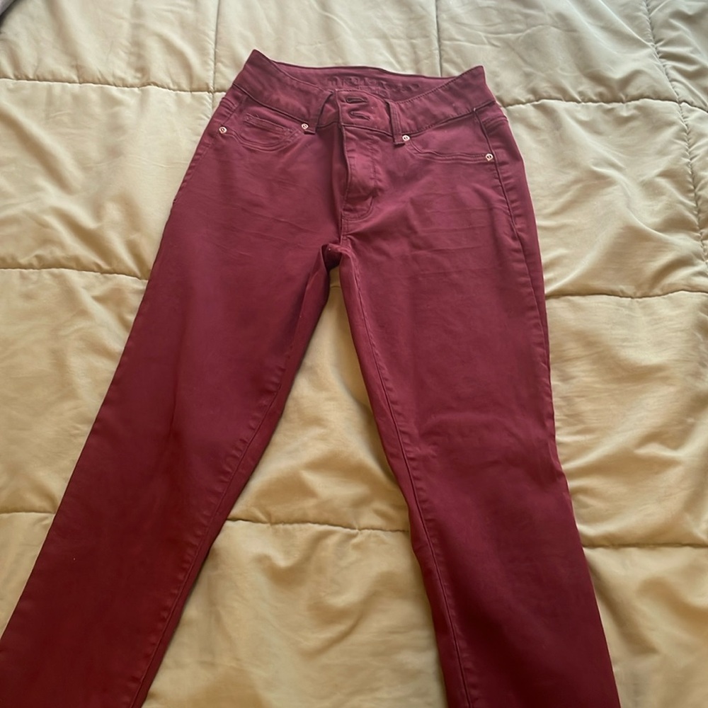 Burgundy pants